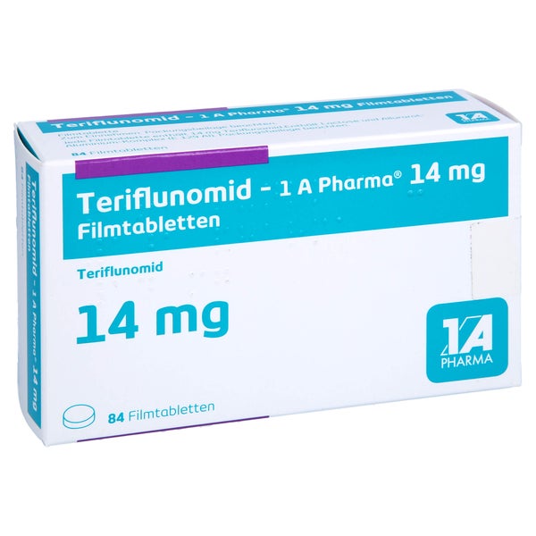 Teriflunomid 1A Pharma 14 mg Filmtablett 84 St