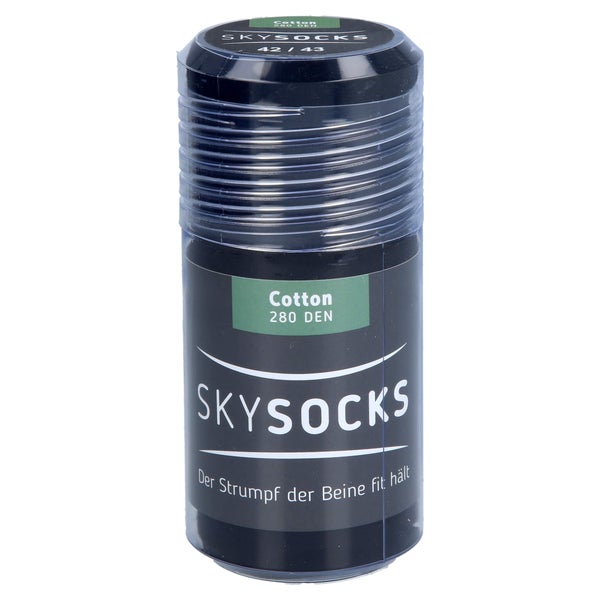 Skysocks Cotton 280den AD 42/43 black 2 St