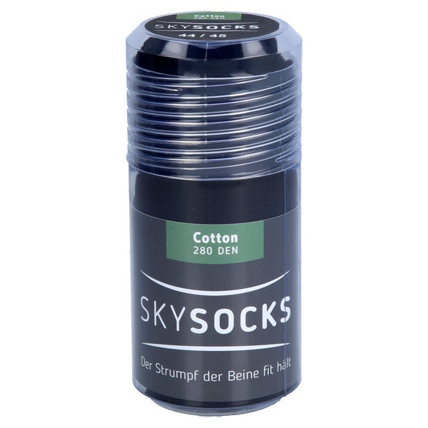 Skysocks Cotton 280den AD 44/45 black 2 St