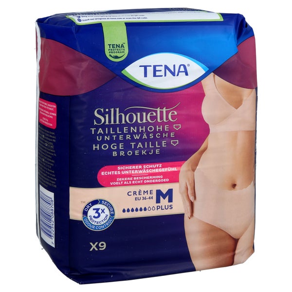 Tena Silhouette Plus Creme M Inkontinenz Pants 9 St