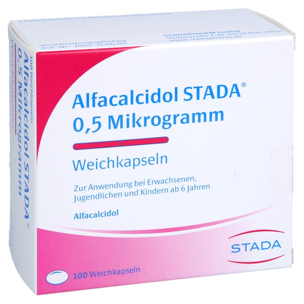 Alfacalcidol Stada 0.5 Mikrogramm Weichkapseln 100 St