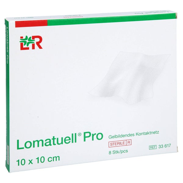 Lomatuell Pro 10x10 cm steril 8 St