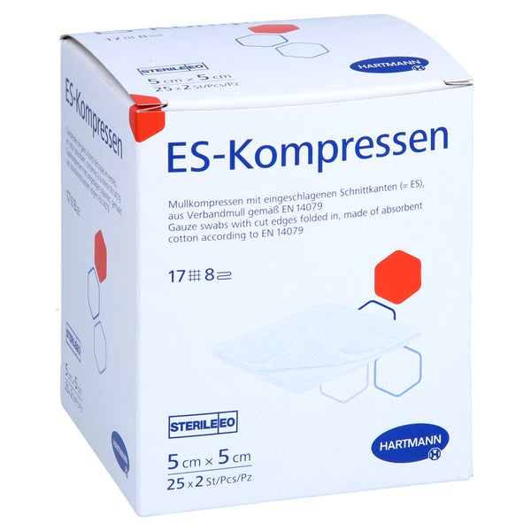 Es-kompressen Steril 5x5 cm 8fach 25X2 St