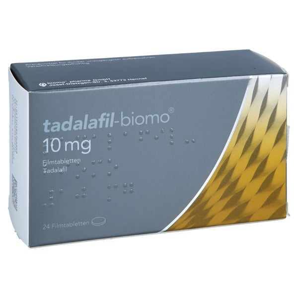 Tadalafil-biomo 10 mg Filmtabletten 24 St