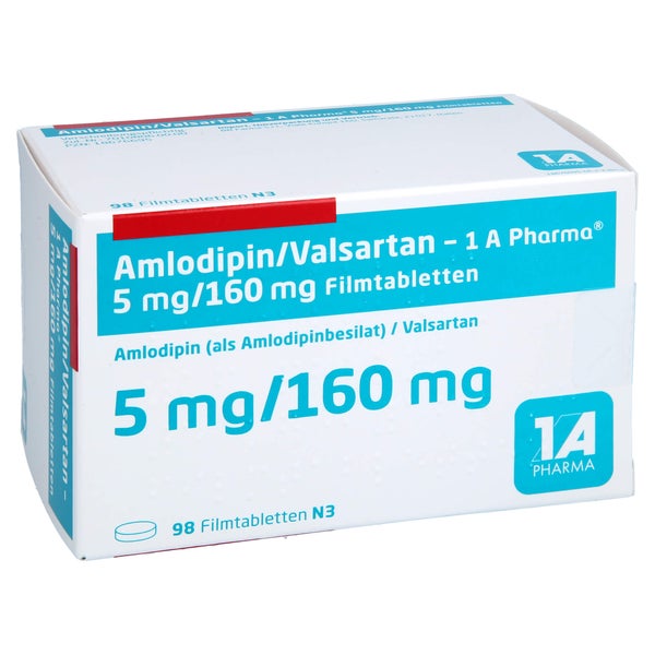 Amlodipin/valsartan-1a Pharma 5 mg/160 m 98 St