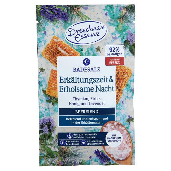 De Badesalz Erkältungszeit & Erholsame Nacht 60 g
