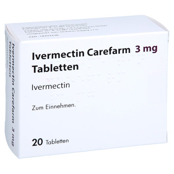 Ivermectin Carefarm 3 mg Tabletten 20 St