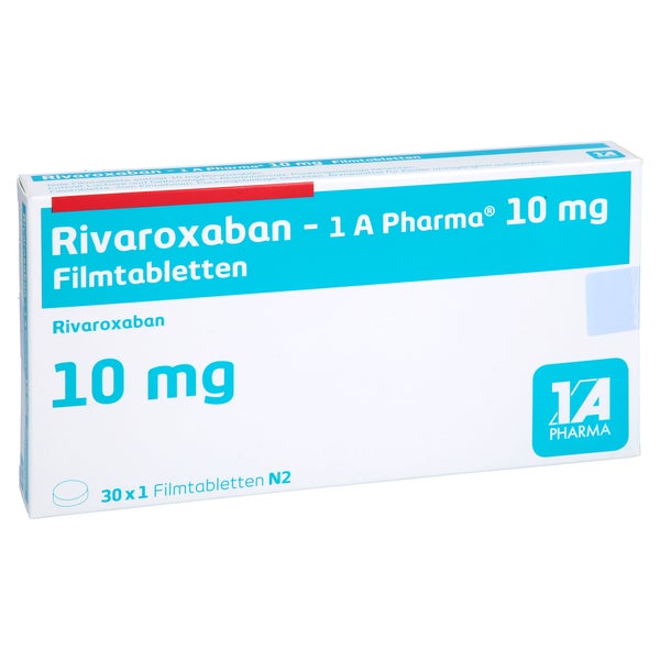 Rivaroxaban-1a Pharma 10 Mg Filmtabletten 30 St