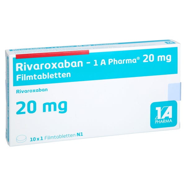 Rivaroxaban-1a Pharma 20 Mg Filmtabletten 10 St