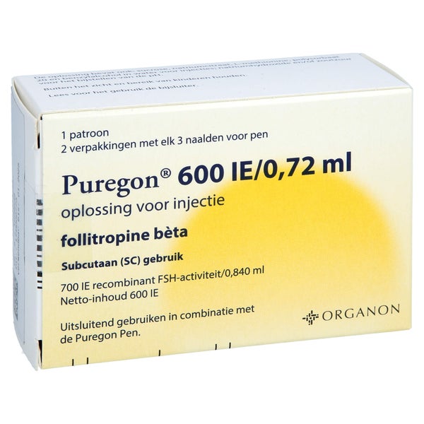Puregon 600 I.e./0,72 ml Injekt.-Lsg.i.P 1 St
