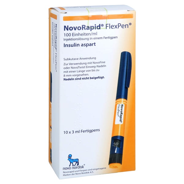 Novorapid Flexpen 100 E/ml Inj.-Lsg.i.e. 10X3 ml