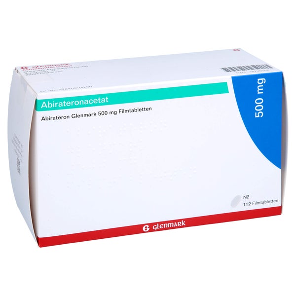 Abirateron Glenmark 500 mg Filmtabletten 112 St