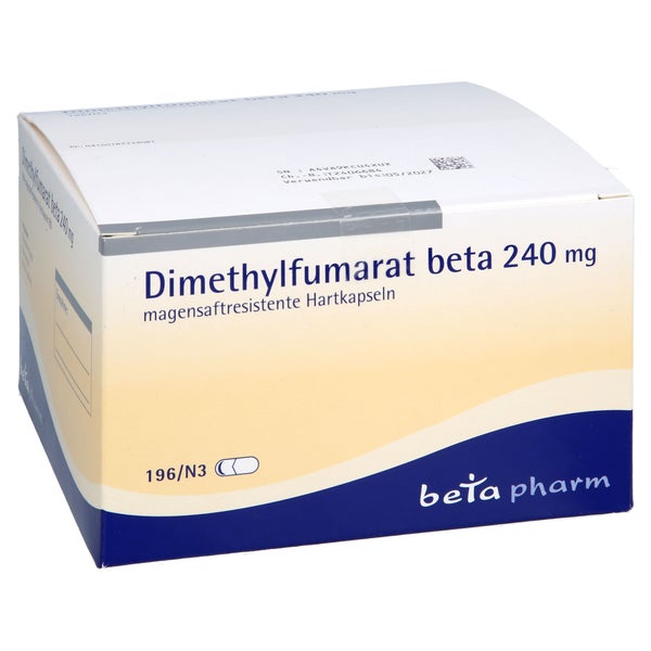 Dimethylfumarat Beta 240 Mg Magensaftres.hartkaps. 196 St