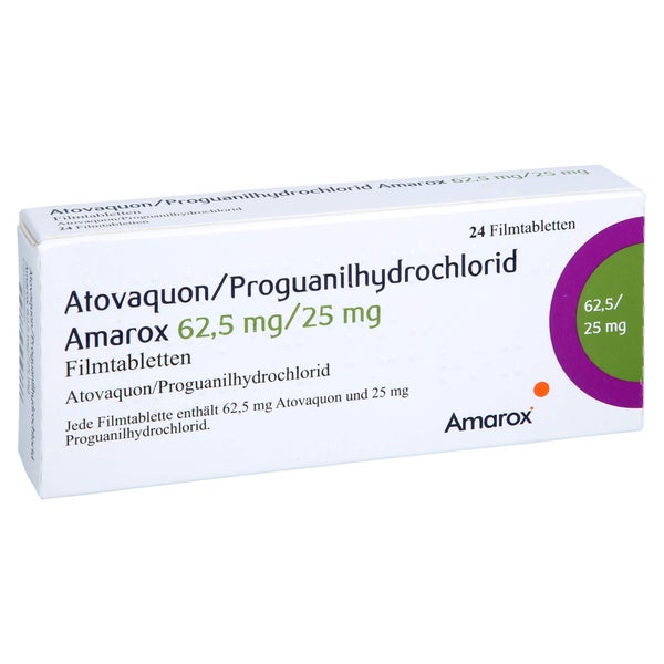 Atovaquon/proguanil-hcl Amarox 62,5 mg/2 24 St