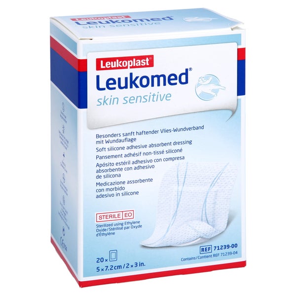 Leukomed Skin Sensitive Steril 5x7,2 Cm 20 St