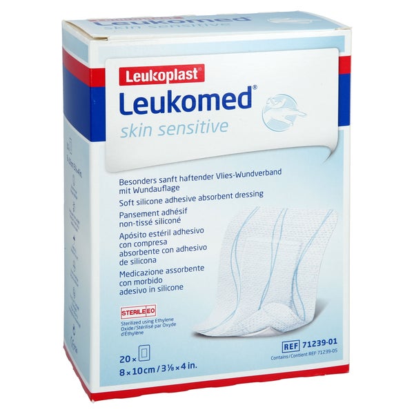 Leukomed Skin Sensitive Steril 8x10 Cm 20 St