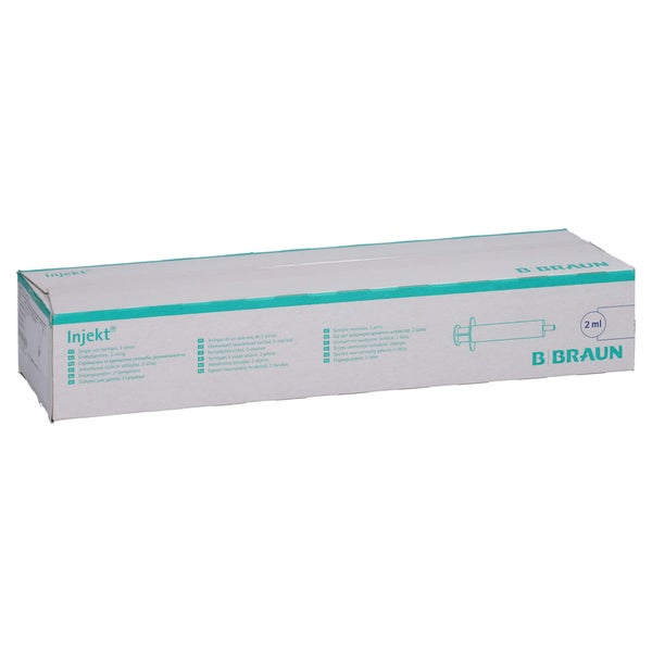 Braun Injekt Spritze 2 ml LL zentrisch P 100X2 ml