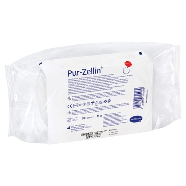 Pur-zellin 4x5 cm keimreduziert Rolle 500 St