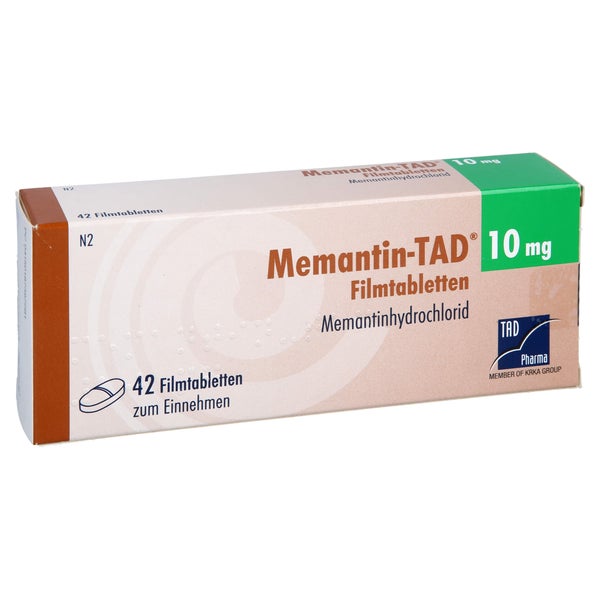 Memantin-tad 10 mg Filmtabletten 42 St