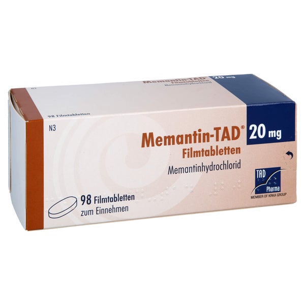 Memantin-tad 20 mg Filmtabletten 98 St