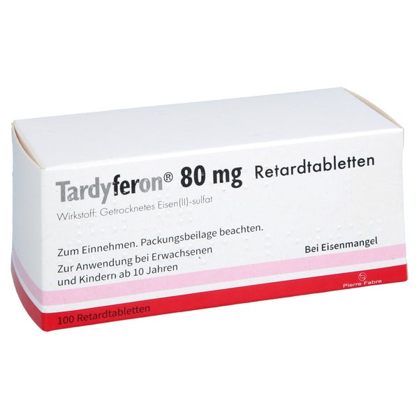 Tardyferon Depot-eisen(ii)-sulfat 80 mg - Reimport 100 St