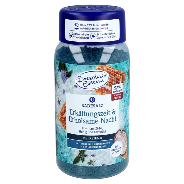 De Badesalz Erkältungszeit & Erholsame Nacht 600 g