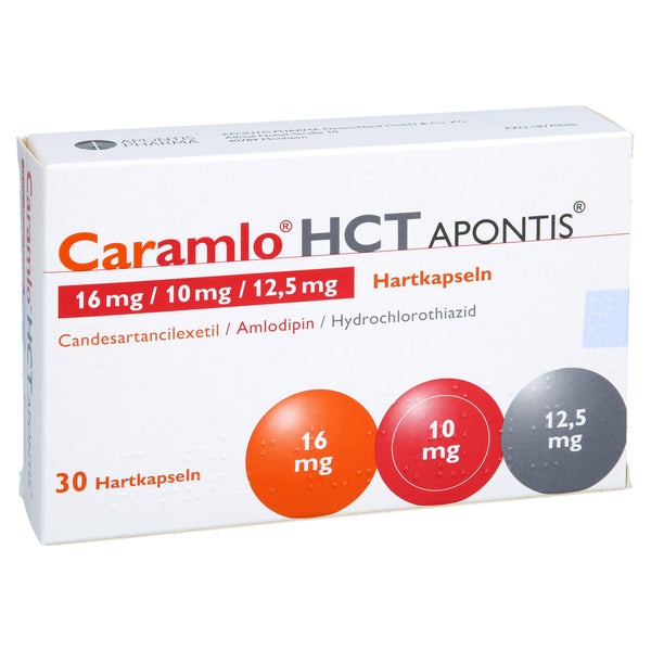 Caramlo HCT Apontis 16 mg/10 mg/12,5 mg 30 St