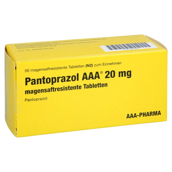 Pantoprazol AAA 20 mg magensaftres.Table 56 St