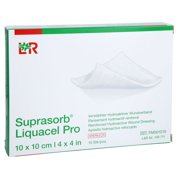 Suprasorb Liquacel Pro 10x10 cm Kompress 10 St
