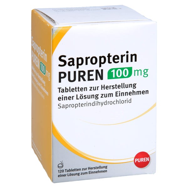 Sapropterin Puren 100 mg Tabl.z.Her.e.Ls 120 St