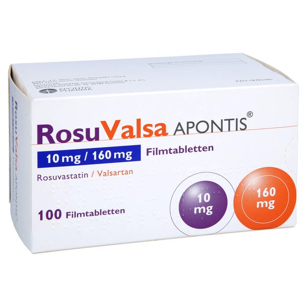 Rosuvalsa Apontis 10 mg/160 mg Filmtable 100 St