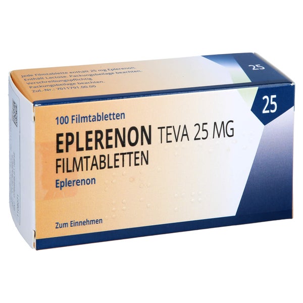 Eplerenon Teva 25 mg Filmtabletten 100 St