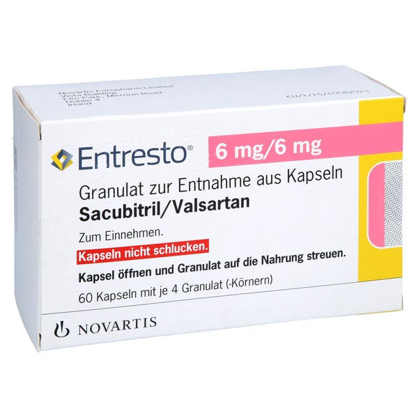 Entresto 6 mg/6 mg Gran.z.Entnahme aus K 60 St