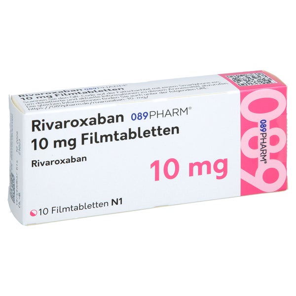Rivaroxaban 089pharm 10 Mg Filmtabletten 10 St
