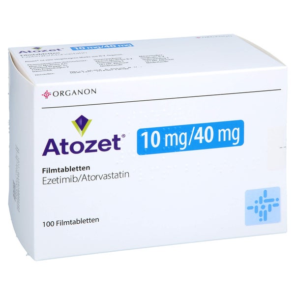 Atozet 10 Mg/40 mg Filmtabletten 100 St