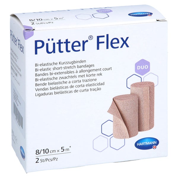 PÜtter Flex Duo Binde 8/10 Cmx5 M 2 St