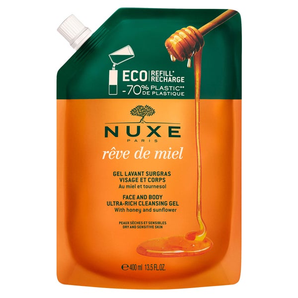 Nuxe Reve De Miel Gel Lav.surgras Vis./cor.refill 400 ml