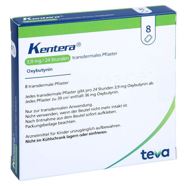 Kentera 3,9 Mg/24 Stunden transdermale P 8 St