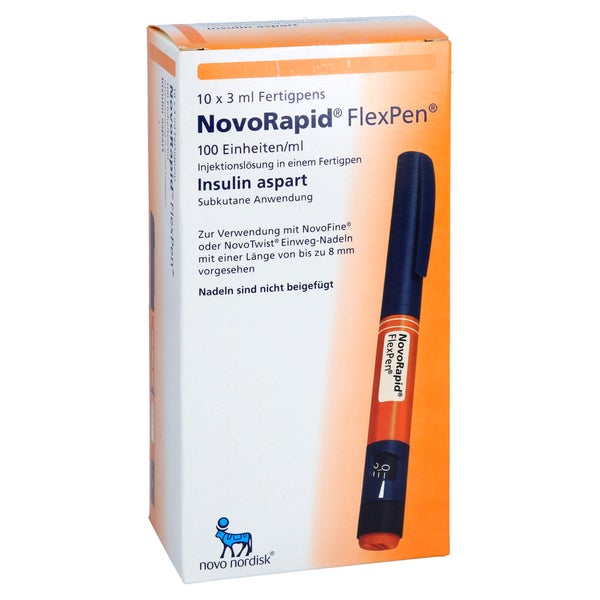 Novorapid Flexpen 100 E/ml Inj.-Lsg.i.e. 10X3 ml