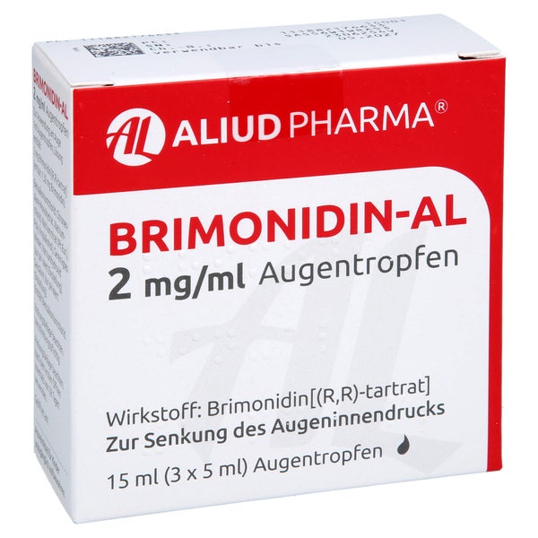 Brimonidin-al 2 Mg/ml Augentropfen 3X5 ml