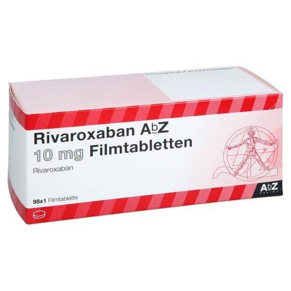 Rivaroxaban Abz 10 Mg Filmtabletten 98 St