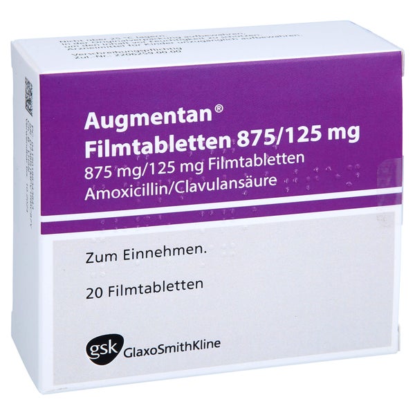 Augmentan Filmtabletten 875/125 mg 20 St