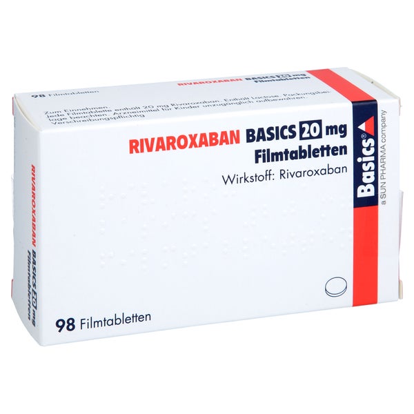 Rivaroxaban Basics 20 Mg Filmtabletten 98 St