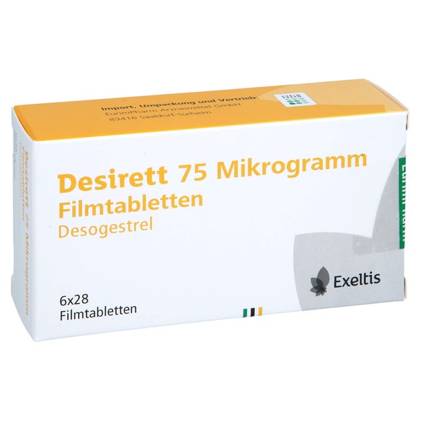 Desirett 75 Mikrogramm Filmtabletten 6X28 St