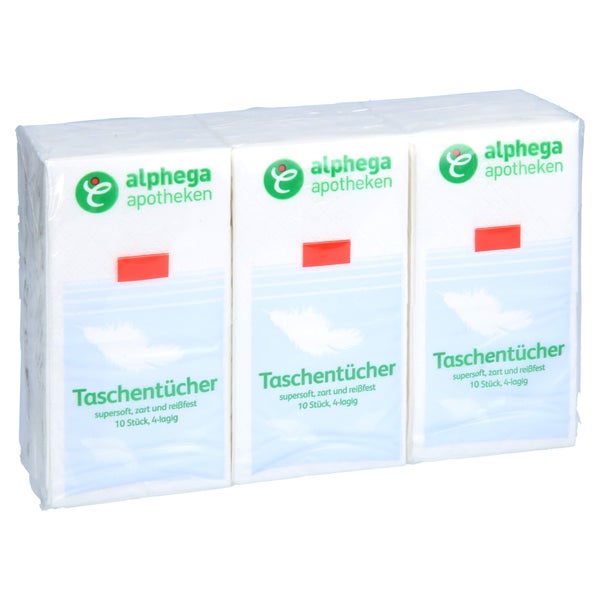 Alphega Papiertaschentücher 6X10 St