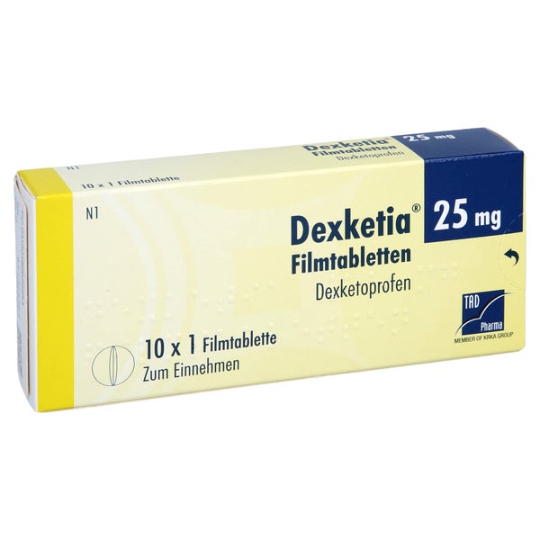Dexketia 25 mg Filmtabletten 10 St