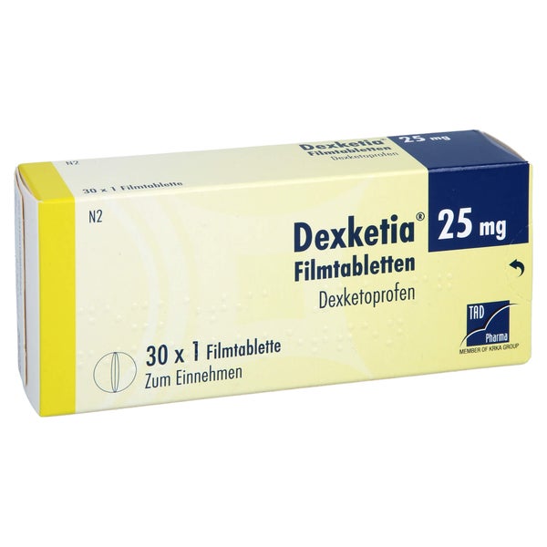 Dexketia 25 mg Filmtabletten 30 St