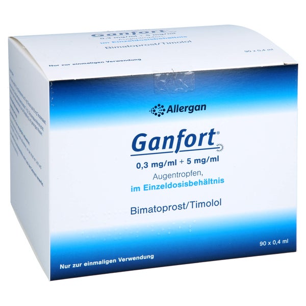 Ganfort 0,3 Mg/ml + 5 mg/ml AT im Einzel 90X0,4 ml