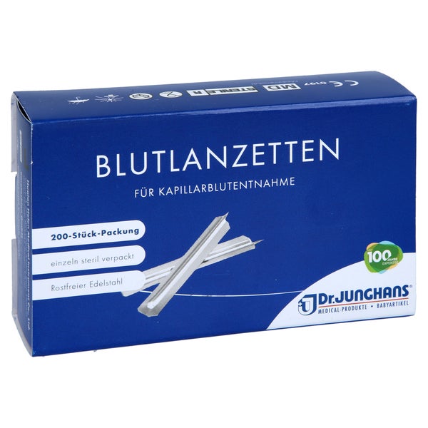Blutlanzetten Einzeln Verpackt Steril 200 St