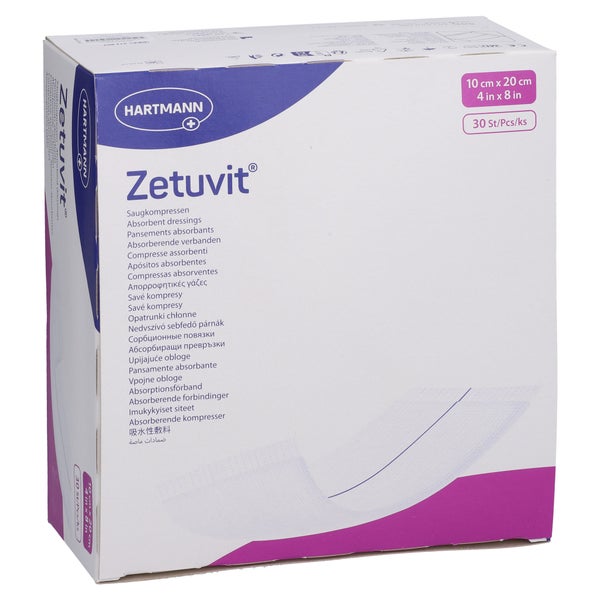 Zetuvit Saugkompressen Unsteril 10x20cm 30 St